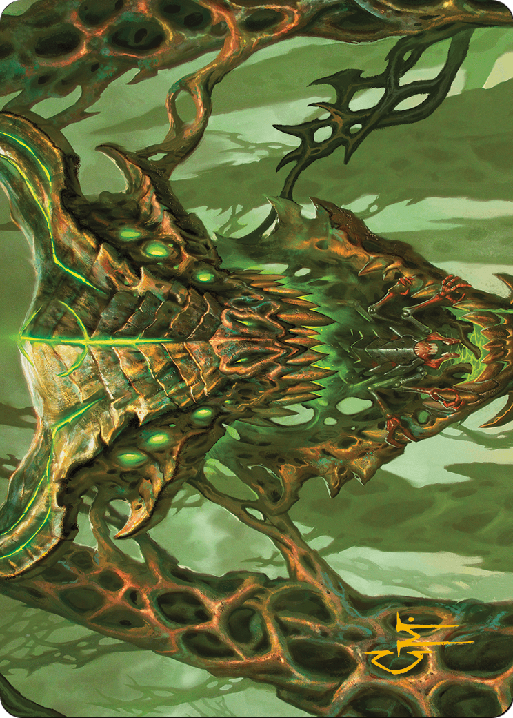 Colossal Dreadmask // Colossal Dreadmask (AMH3-008) - Modern Horizons 3 Art Series (Borderless) Foil