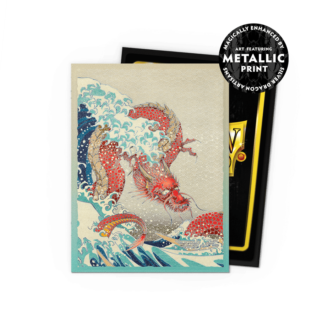 Dragon Shield | Standard Size Sleeves | 100ct | Great Wave: 25th Anniversary Edition (Art Dual Matte)