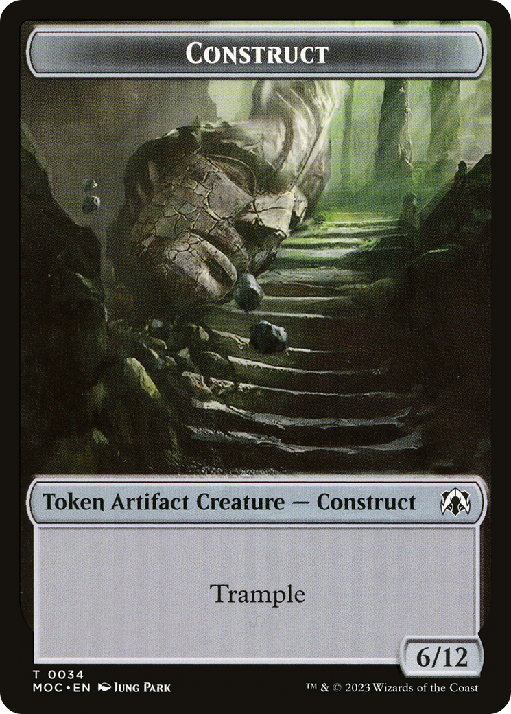 Construct (TMOC-034) - March of the Machine Commander Tokens