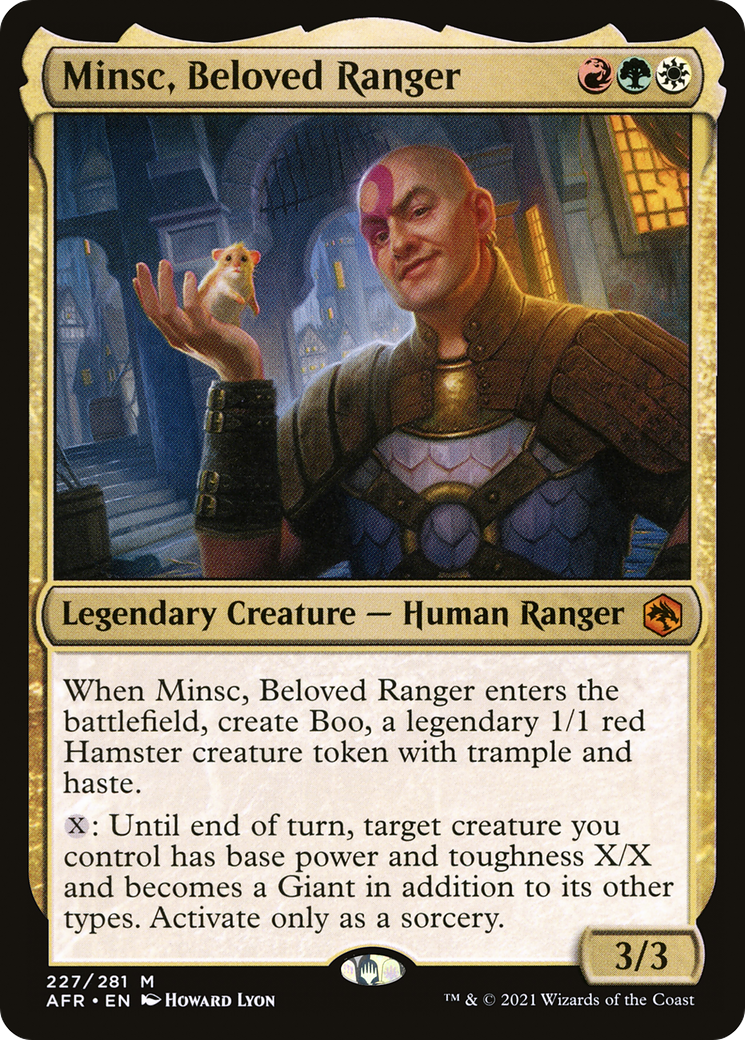 Minsc, Beloved Ranger [Dungeons & Dragons: Adventures in the Forgotten Realms] Foil