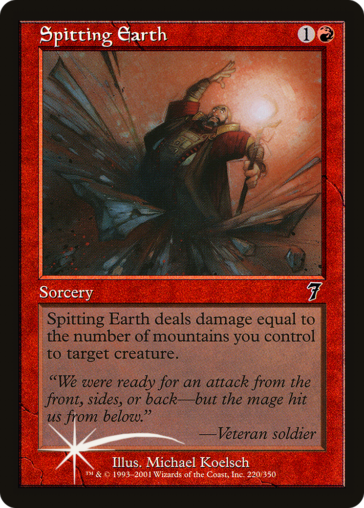 Spitting Earth [Seventh Edition] Foil