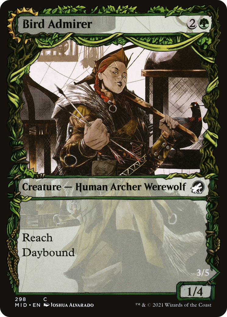 Bird Admirer // Wing Shredder (Showcase Equinox) [Innistrad: Midnight Hunt] Foil