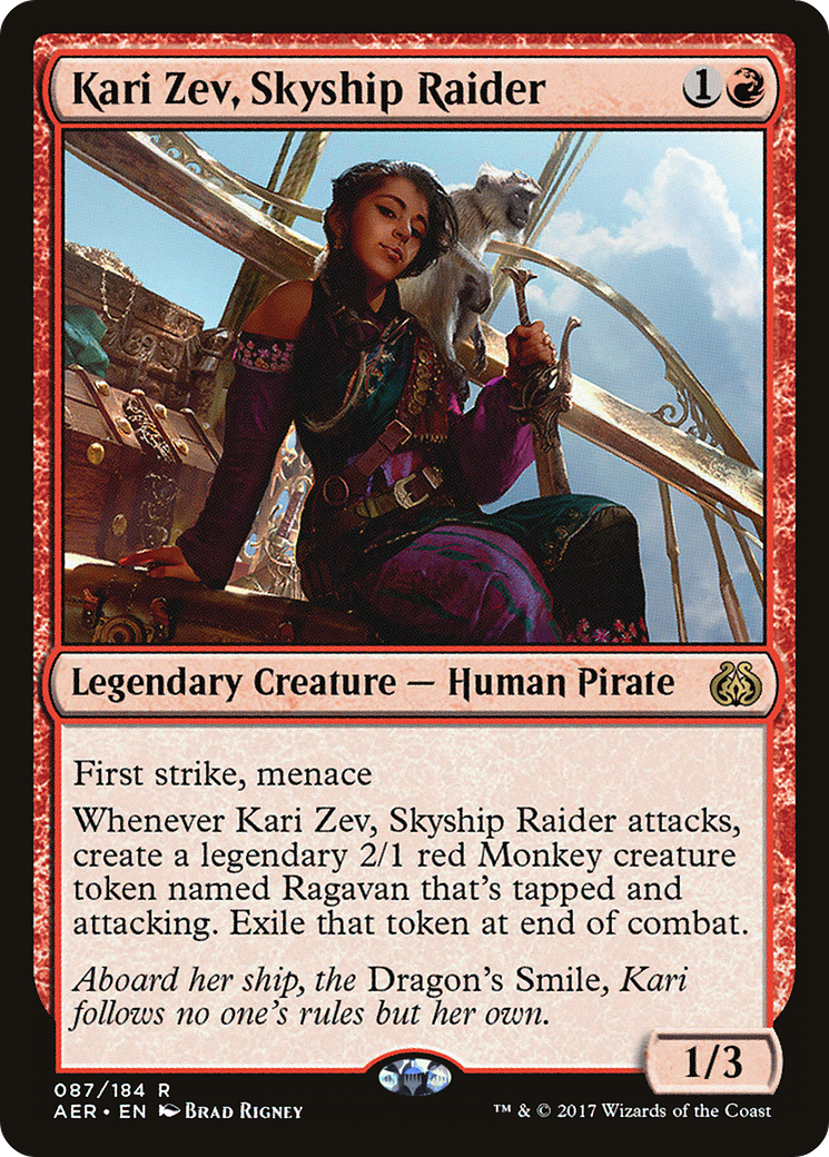 Kari Zev, Skyship Raider [Aether Revolt] Foil