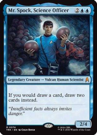 Mr. Spock, Science Officer |  Foil (074) [Star Trek]