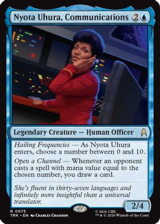 Nyota Uhura, Communications |  (075) [Star Trek]