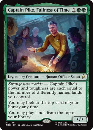 Captain Pike, Fullness of Time |  Foil (188) [Star Trek]