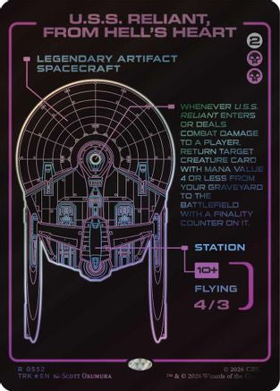 U.S.S. Reliant, From Hell's Heart (Showcase) |  Foil (552) [Star Trek]
