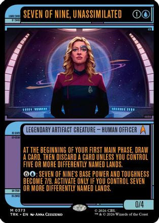 Seven of Nine, Unassimilated (Showcase) |  Foil (373) [Star Trek]