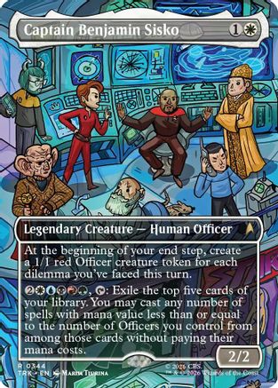 Captain Benjamin Sisko (Borderless) |  Foil (344) [Star Trek]