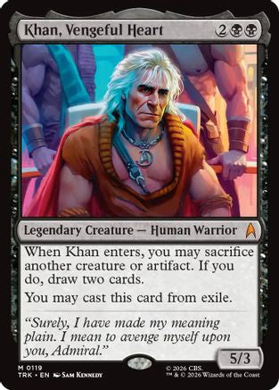 Khan, Vengeful Heart |  Foil (119) [Star Trek]