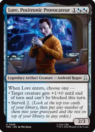 Lore, Positronic Provocateur |  Foil (246) [Star Trek]