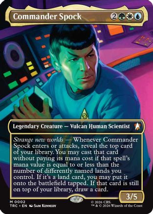 Commander Spock (Borderless) |  (002) [Commander: Star Trek]