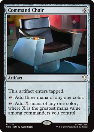 Command Chair (Surge Foil) |  Foil (111) [Commander: Star Trek]