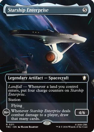 Starship Enterprise (Borderless) |  (211) [Commander: Star Trek]
