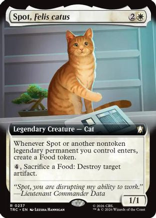 Spot, Felis catus (Extended Art) |  (237) [Commander: Star Trek]