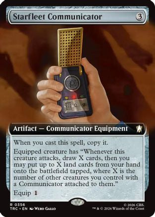 Starfleet Communicator (Extended Art) |  (356) [Commander: Star Trek]
