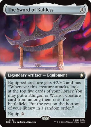 The Sword of Kahless (Extended Art) |  (357) [Commander: Star Trek]