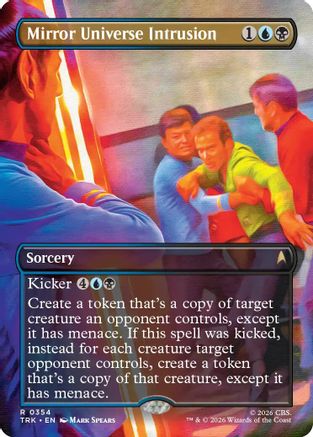 Mirror Universe Intrusion (Borderless) |  Foil (354) [Star Trek]