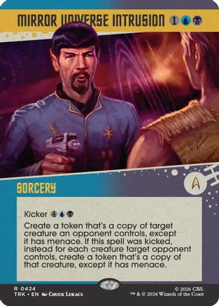 Mirror Universe Intrusion (Showcase) |  Foil (424) [Star Trek]