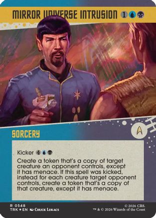 Mirror Universe Intrusion (Showcase) (Surge Foil) |  Foil (548) [Star Trek]