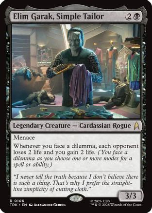 Elim Garak, Simple Tailor |  (106) [Star Trek]