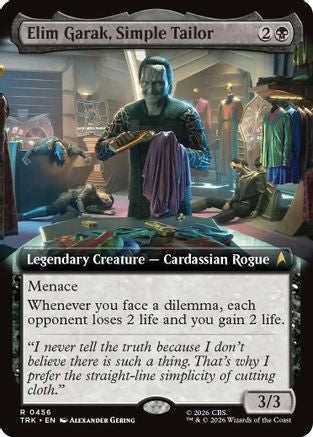 Elim Garak, Simple Tailor (Extended Art) |  Foil (456) [Star Trek]