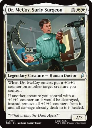 Dr. McCoy, Surly Surgeon |  (014) [Star Trek]