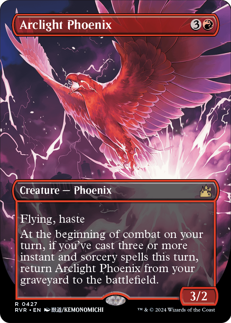 Arclight Phoenix (Anime Borderless) [Ravnica Remastered] Foil