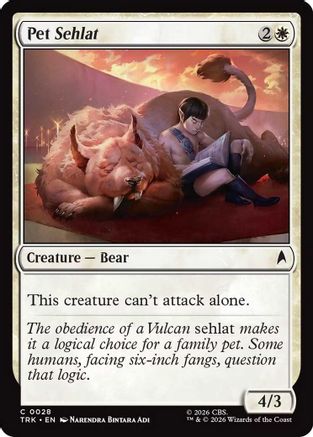Pet Sehlat |  Foil (028) [Star Trek]