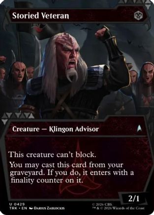 Storied Veteran (Showcase) |  Foil (429) [Star Trek]