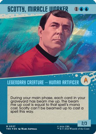 Scotty, Miracle Worker (Showcase) (Surge Foil) |  Foil (537) [Star Trek]