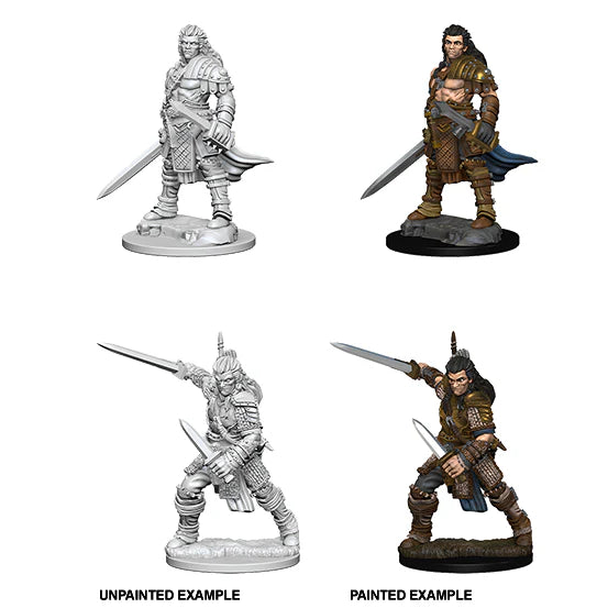 Pathfinder Battles: Deep Cuts Miniatures | Male Human Fighter