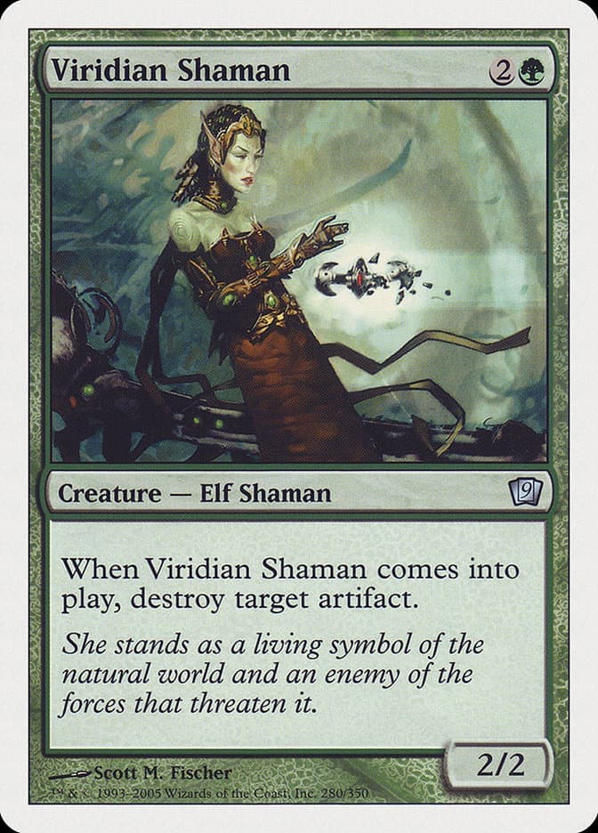 Viridian Shaman [Ninth Edition] Foil