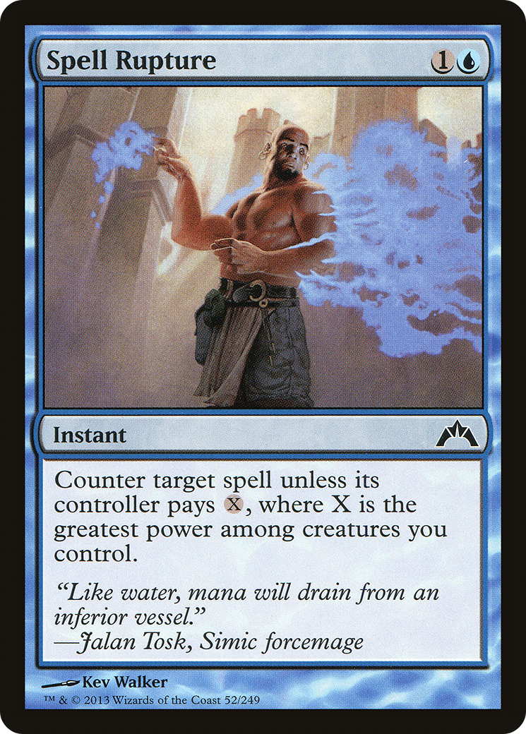 Spell Rupture [Gatecrash] Foil