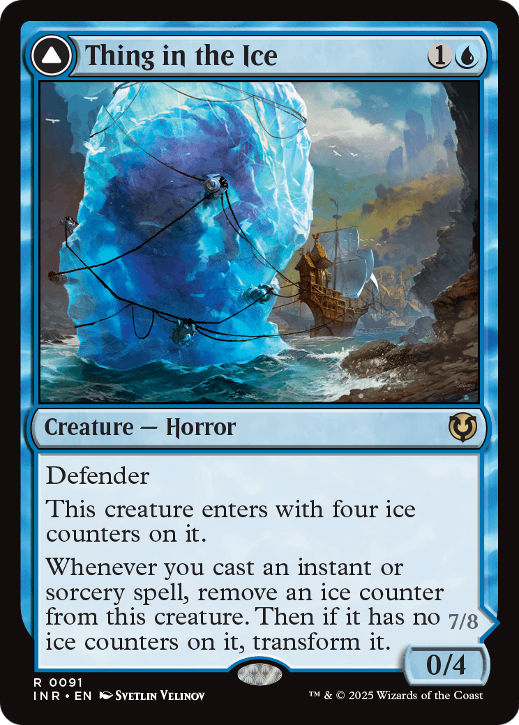 Thing in the Ice (-091) [Innistrad Remastered]  Foil