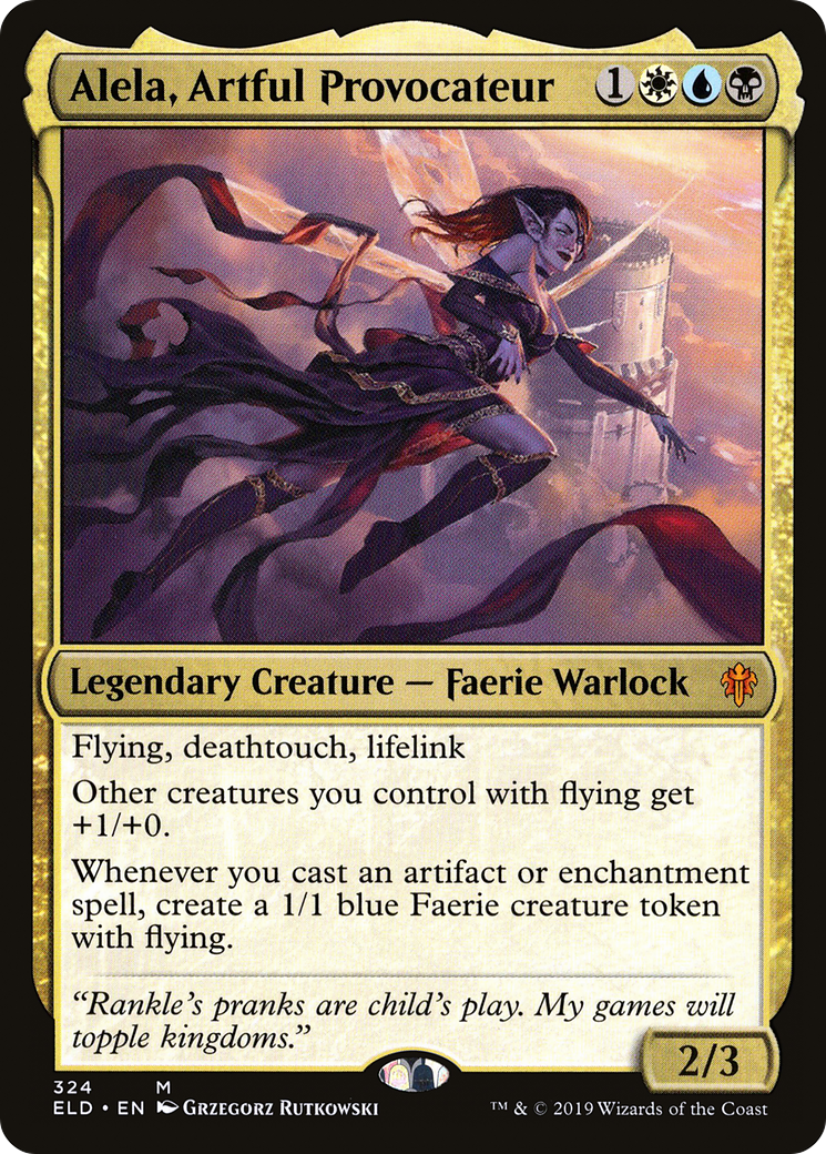Alela, Artful Provocateur [Throne of Eldraine] Foil