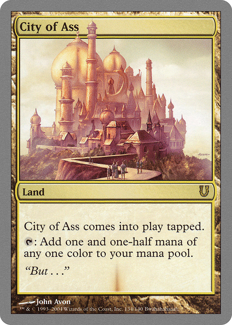 City of Ass [Unhinged] Foil