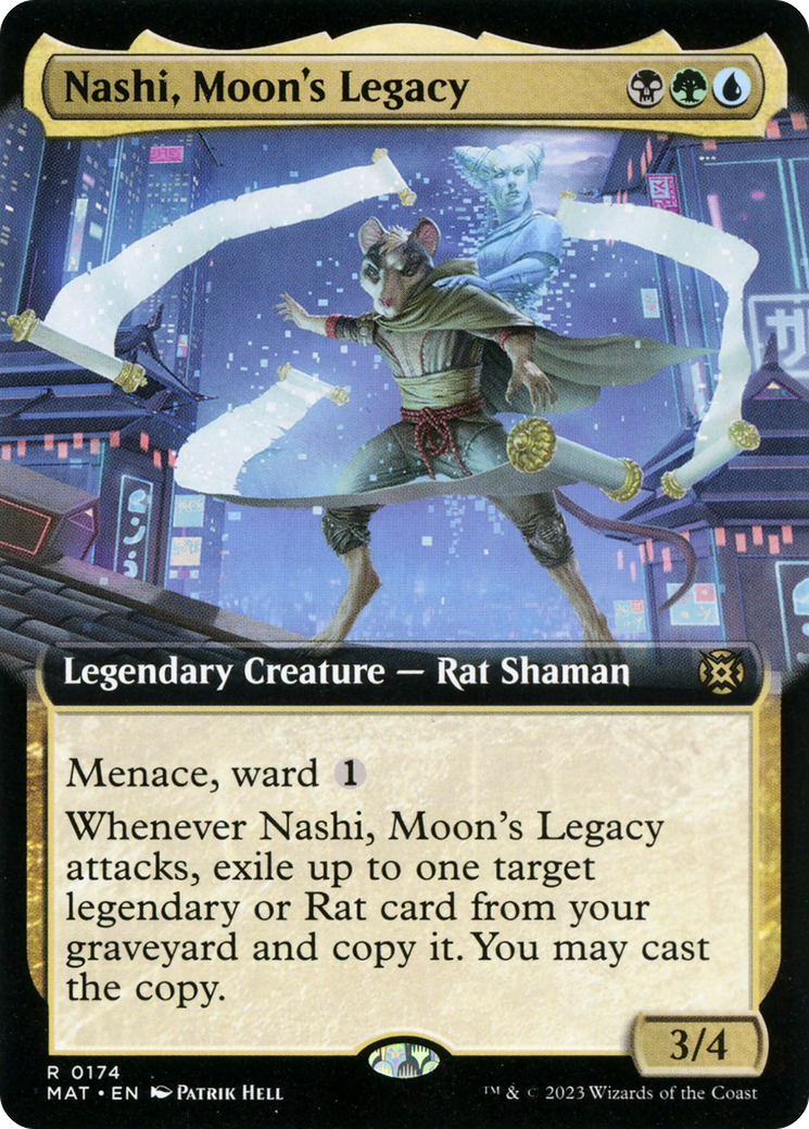 Nashi, Moon's Legacy (Extended Art) [March of the Machine: The Aftermath] Foil