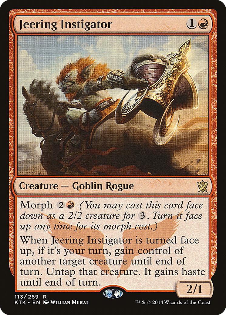 Jeering Instigator [Khans of Tarkir] Foil