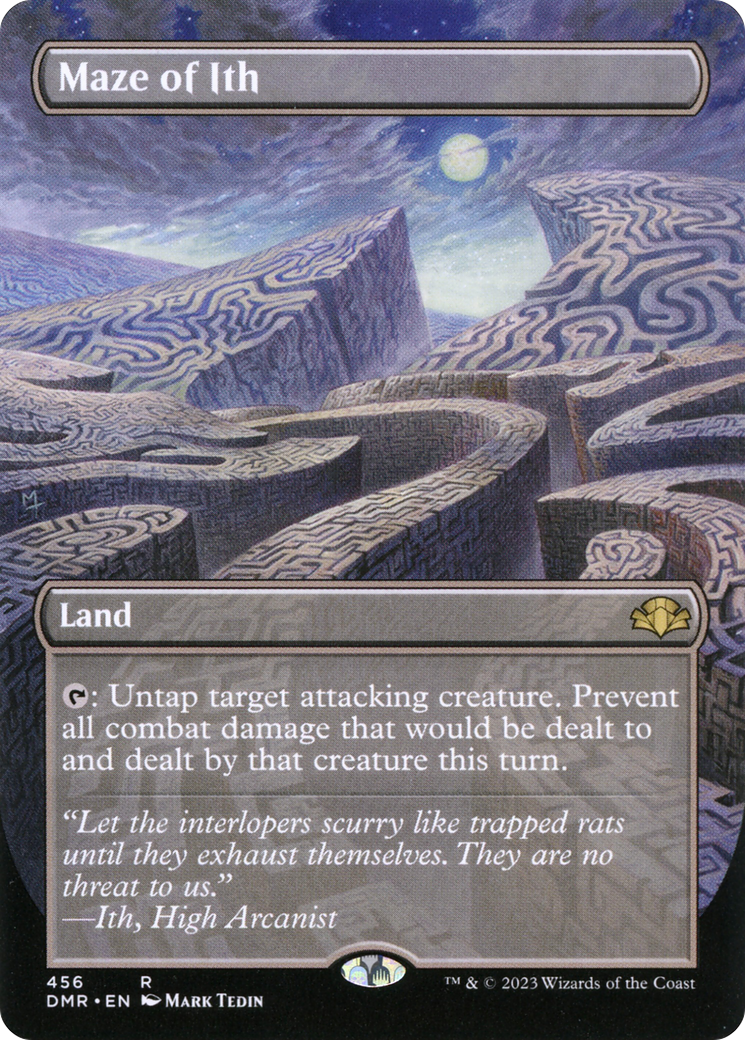 Maze of Ith (Borderless Alternate Art) [Dominaria Remastered] Foil