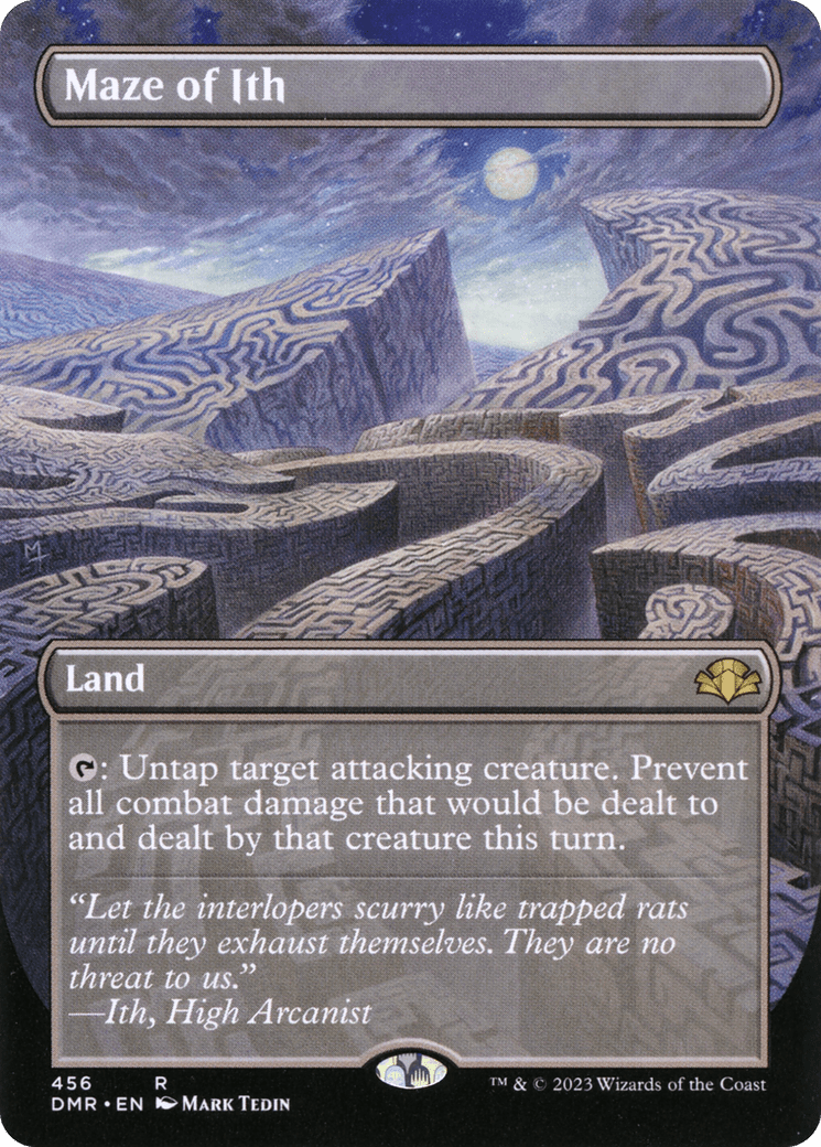 Maze of Ith (Borderless Alternate Art) [Dominaria Remastered] Foil