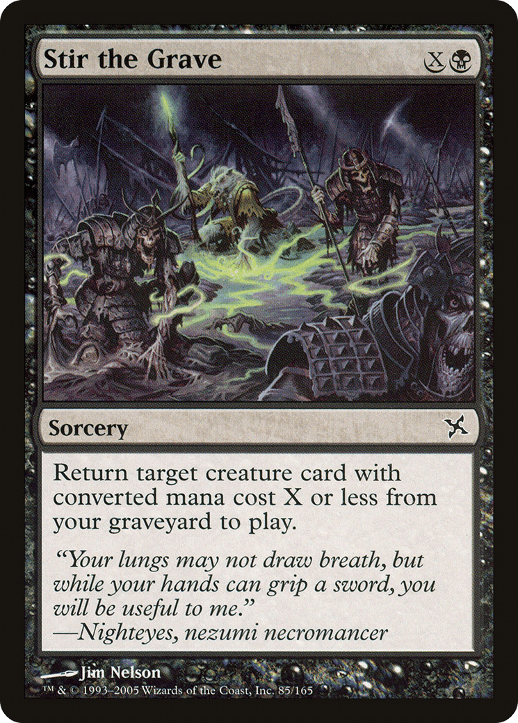 Stir the Grave [Betrayers of Kamigawa] Foil