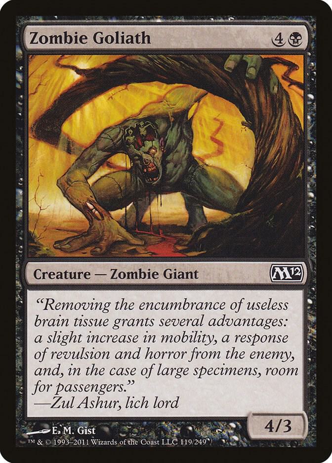 Zombie Goliath 119/249 (Magic 2012 (M12))  - Foil