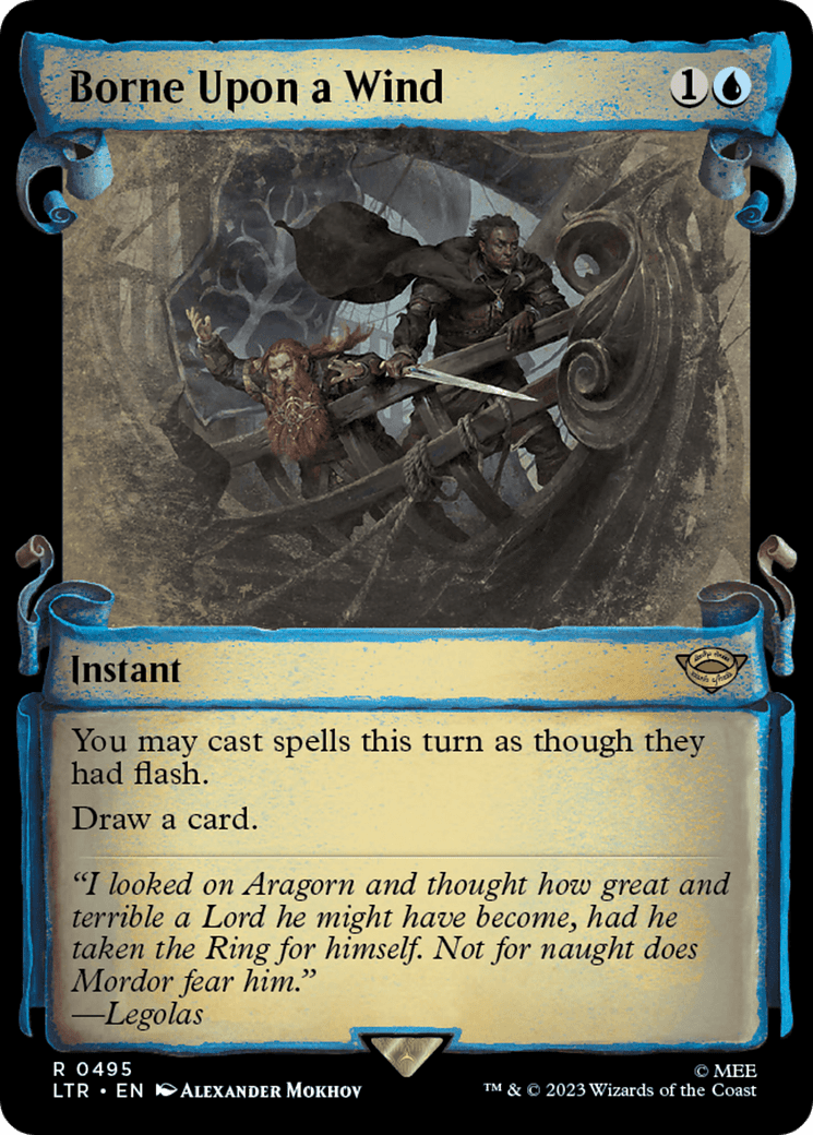Borne Upon a Wind [The Lord of the Rings: Tales of Middle-Earth Showcase Scrolls] Foil