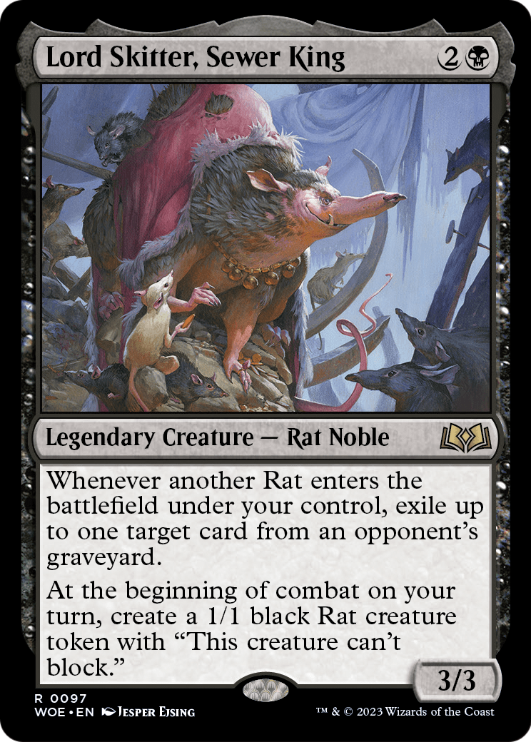 Lord Skitter, Sewer King [Wilds of Eldraine] Foil