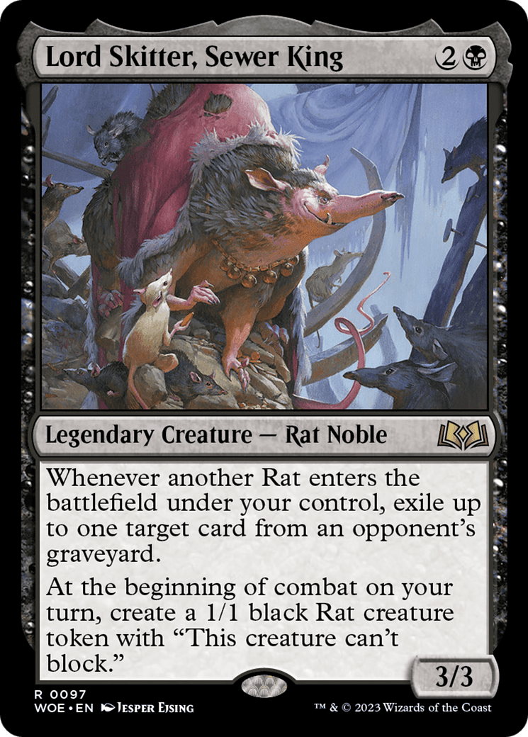 Lord Skitter, Sewer King [Wilds of Eldraine] Foil