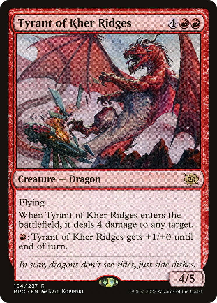 Tyrant of Kher Ridges [The Brothers' War] Foil