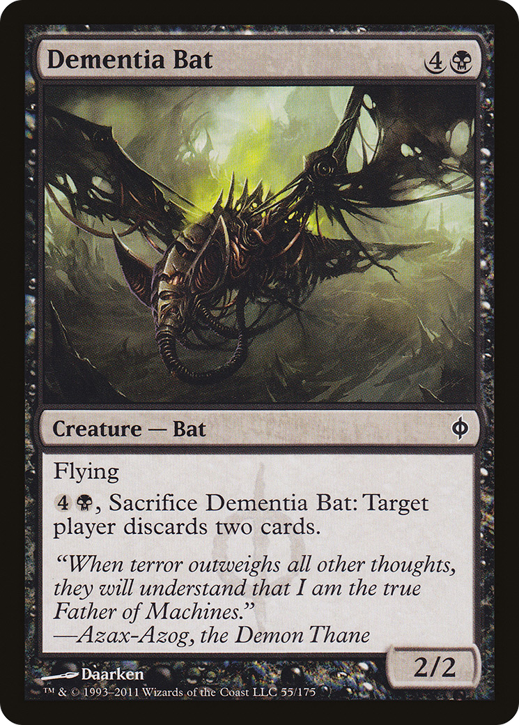 Dementia Bat [New Phyrexia] Foil