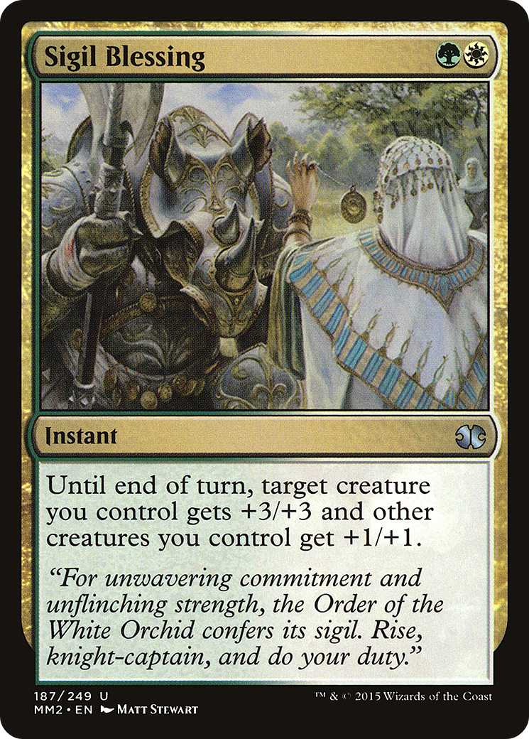 Sigil Blessing [Modern Masters 2015] Foil