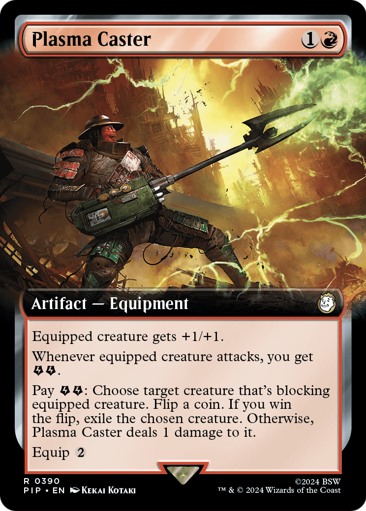 Plasma Caster (Extended Art) [Fallout] Foil